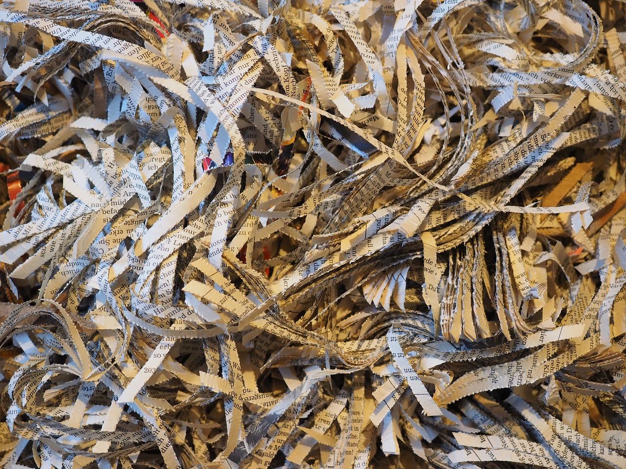 Oud papier in Rotterdam