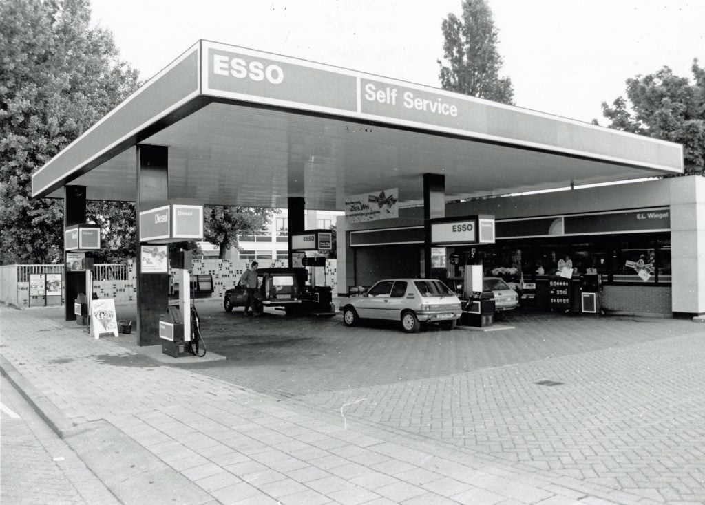 Benzinestation in Rotterdam